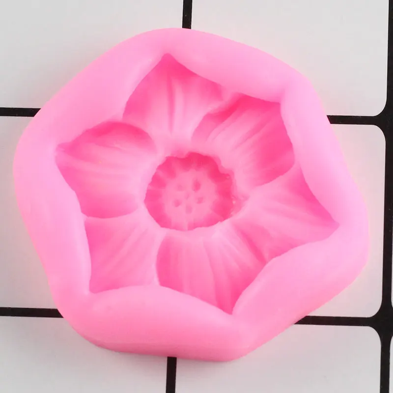 Плюмерия цветок силиконовая форма украшение для кексов помадки инструмент