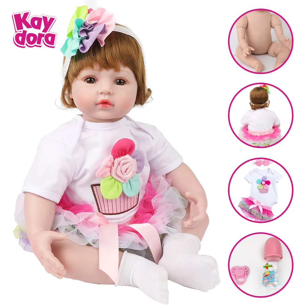 KAYDORA силиконовые куклы Reborn Baby 22 дюймов 55 см реалистичные очаровательные Boneca малыш