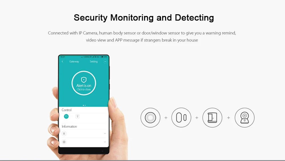 Xiaomi умный дом Комплект Mijia шлюз двери окна человеческого тела датчик температуры и влажности Датчик беспроводной переключатель Zigbee розетка куб