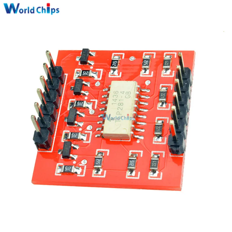 4 канальный оптоизолятор TLP281 IC модуль для платы расширения Arduino изоляция высокого