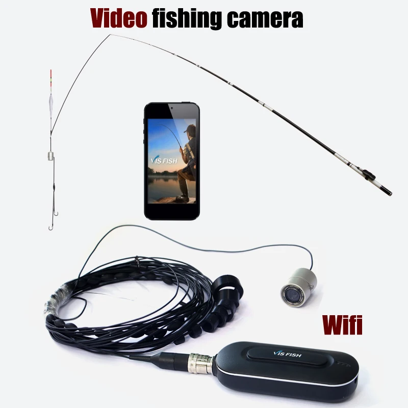 HD 1080P wifi беспроводной видео рыболокатор камера с объективом 140 градусов под водой 8 шт. ИК светодиодный инфракрасный светильник рыболокатор для рыбалки