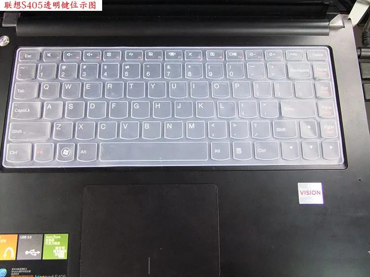 Crystal Для lenovo IdeaPad S410 S415 S400 S40 U410 U430P S435 U330 U330p силиконовый чехол Защитная крышка - Цвет: Crystal