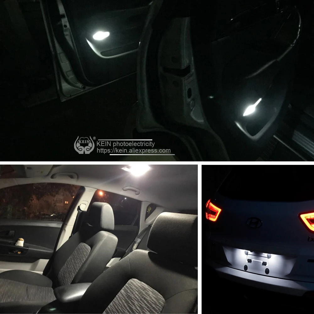 KEIN 31 мм festoon led c5w Светодиодные лампы c10w c3w 36 39 41 автомобильные номерные знаки для
