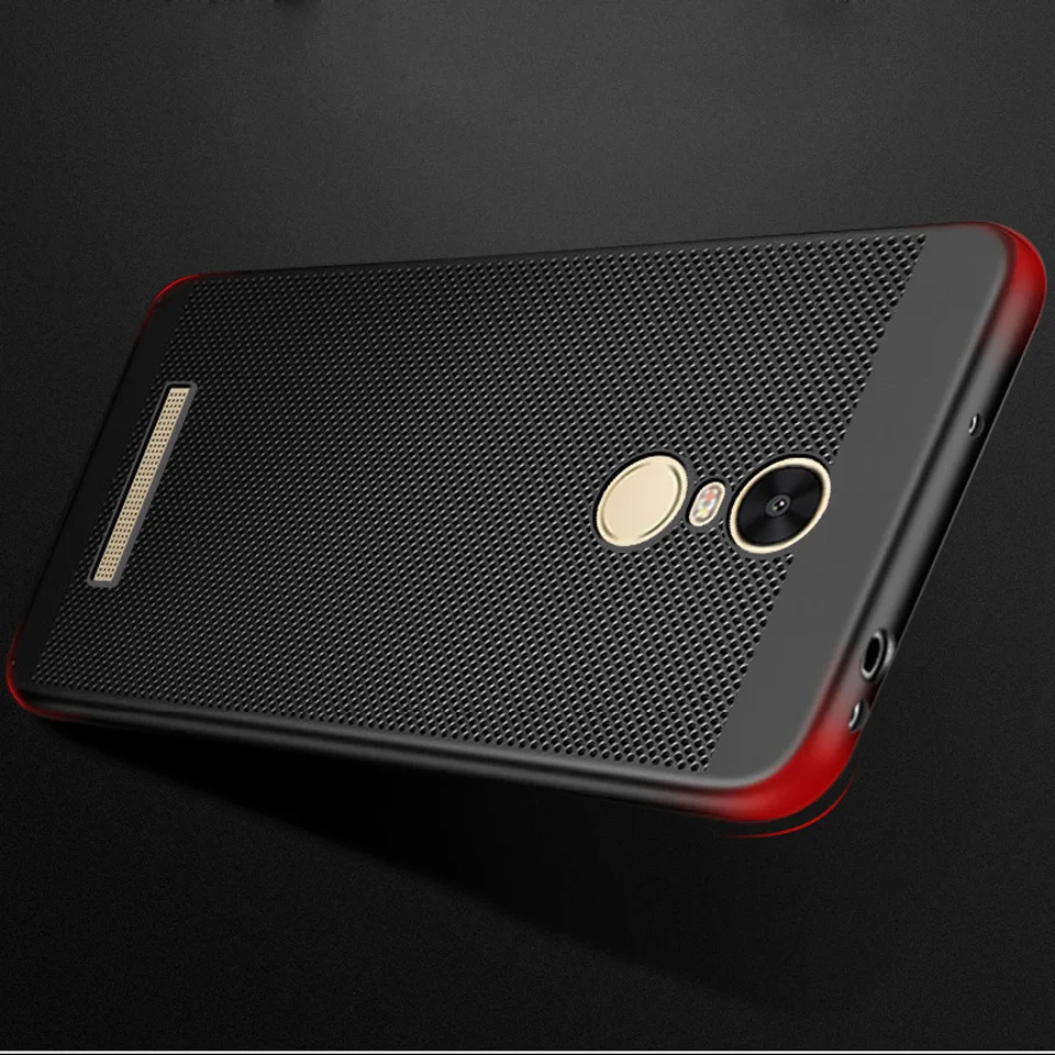 Чехол с теплоотводом для Xiaomi RedMi 3 Pro 3S 4A 4X Note 4 Prime 5A Mi 5X 5 5S 6 полностью сетчатые чехлы
