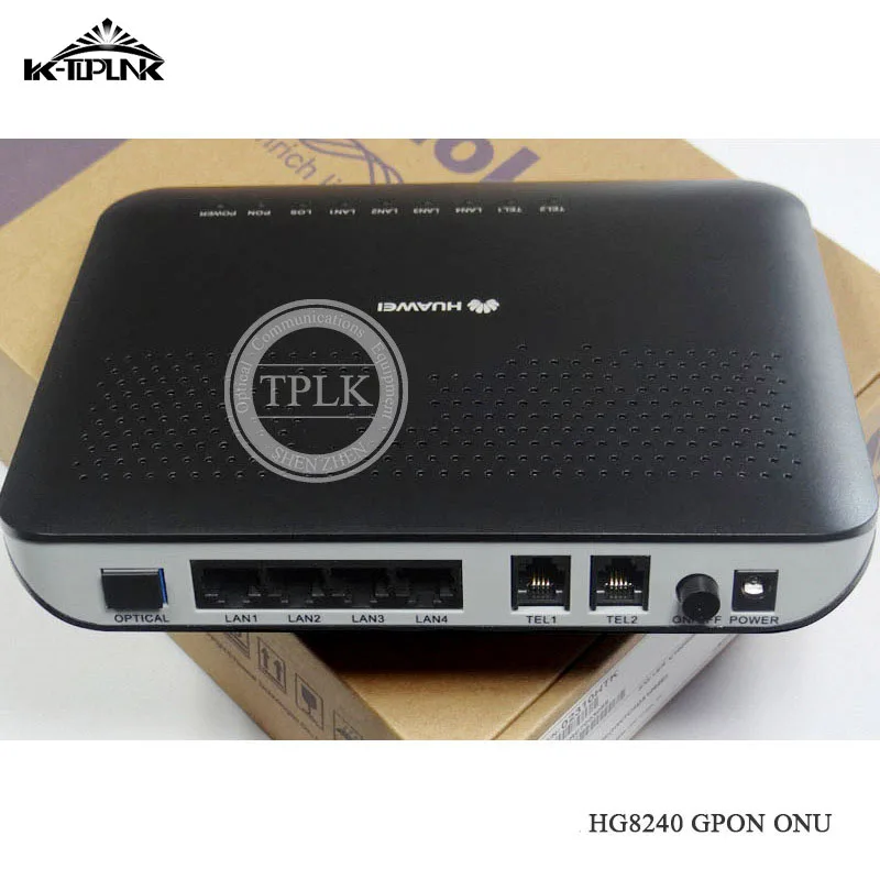 Оптоволоконный сетевой маршрутизатор FTTH FTTB FTTX HG8240 4FE + 4LAN WIFI GPON ONU ONT | Мобильные