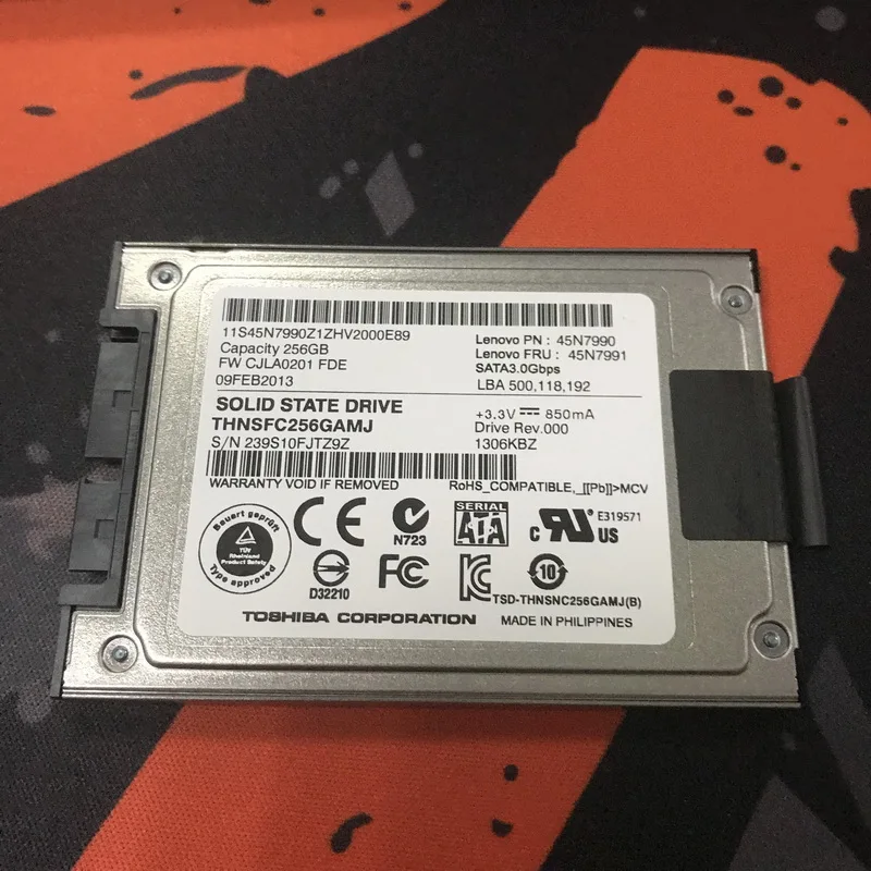 Твердотельный накопитель TOSHIBA Micro SATA 256 ГБ SSD 1 8 &quot256G для X300 X301 T400S T410S T410SI 2530P 2540P 2730P