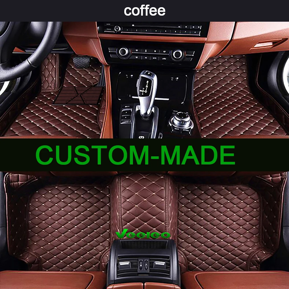 Кожаные автомобильные коврики 6 цветов для Subaru Legacy Sedan 2004-2009 всесезонные