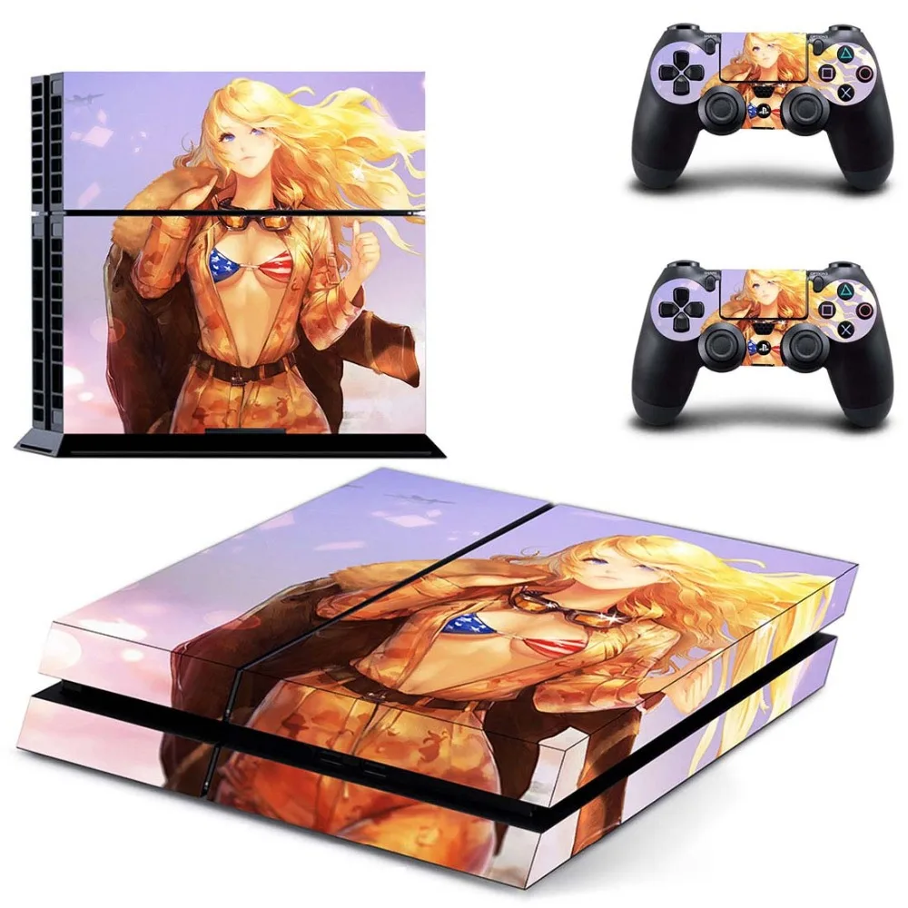 Naruto Play Station 4 ps4 skin sticker for Sony stickers Console and 2 controller skins vinyl pegatinas switch | Электроника