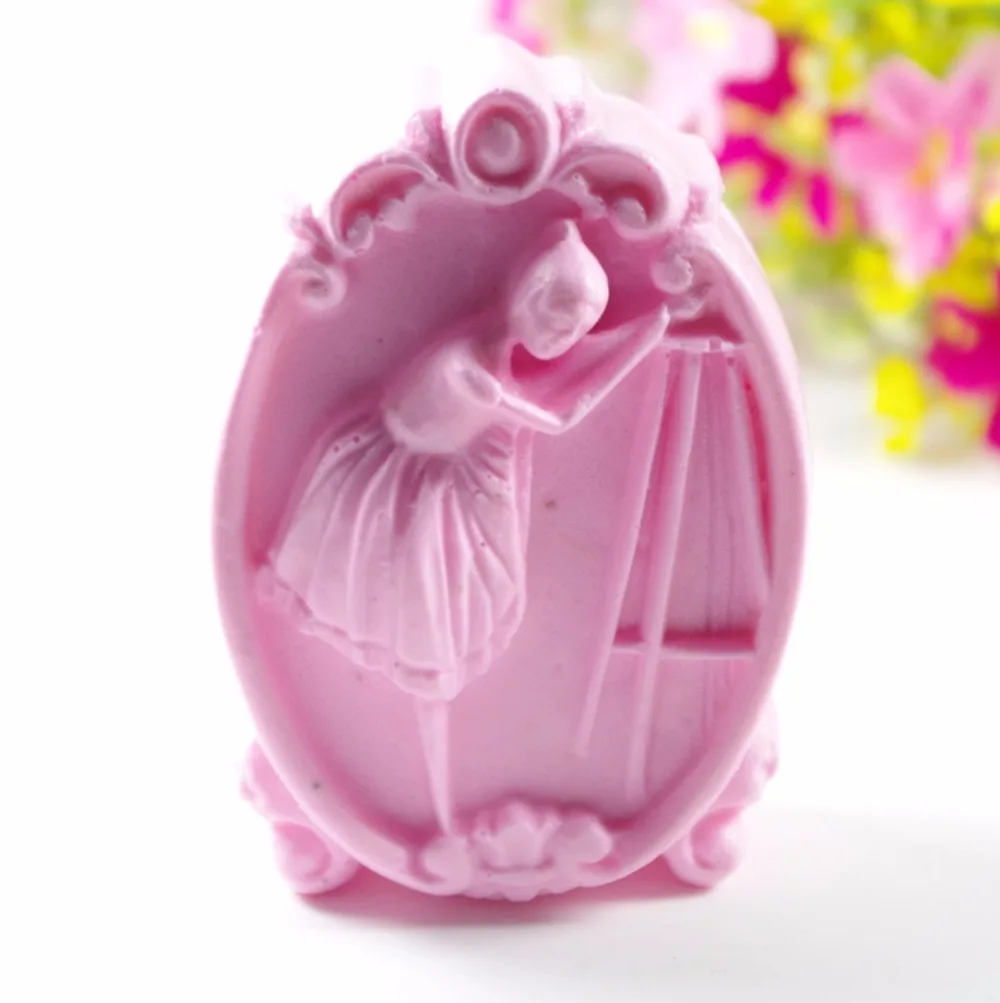 

Ballet Girl Mold S446 Craft Art Silicone 3D Soap Mold Craft Molds DIY Handmade Candle Molds