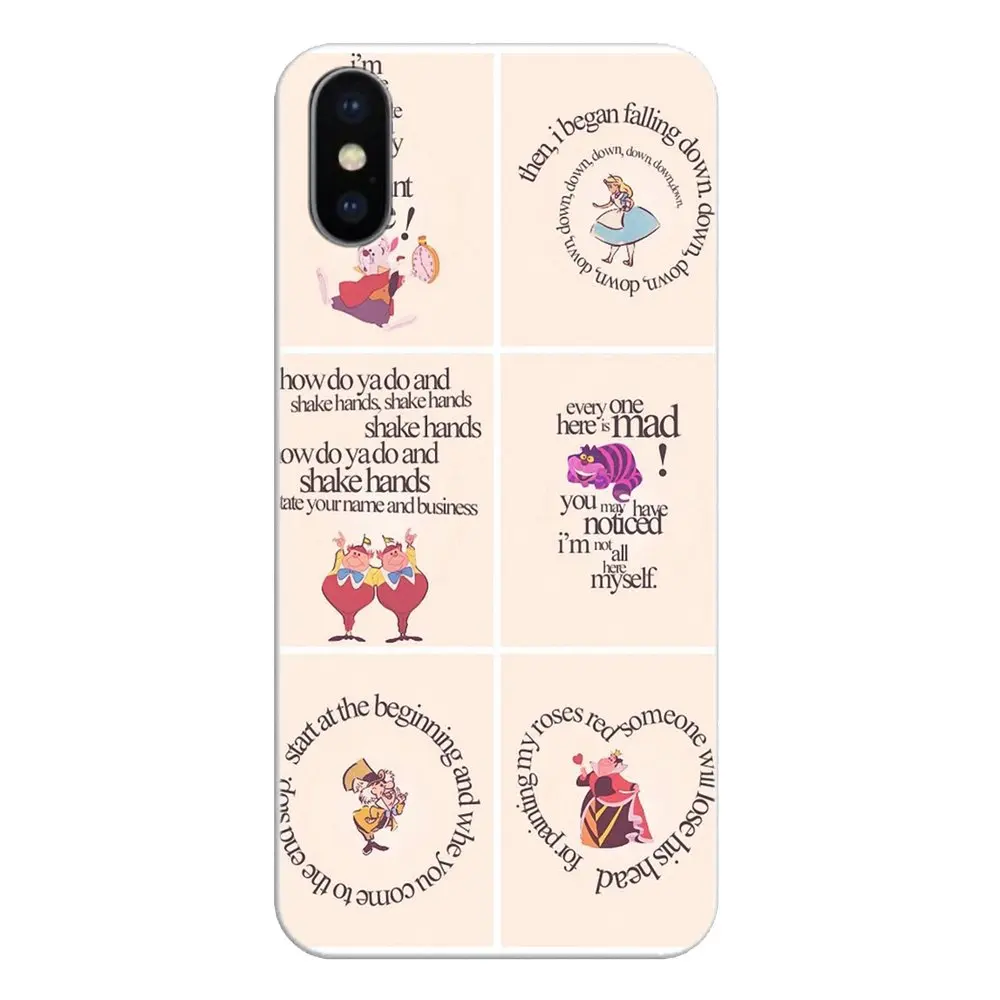 Алиса в стране чудес аниме Мягкий силиконовый чехол для Huawei P Smart Y6 P8 P9 P10 Plus Nova P20 Lite