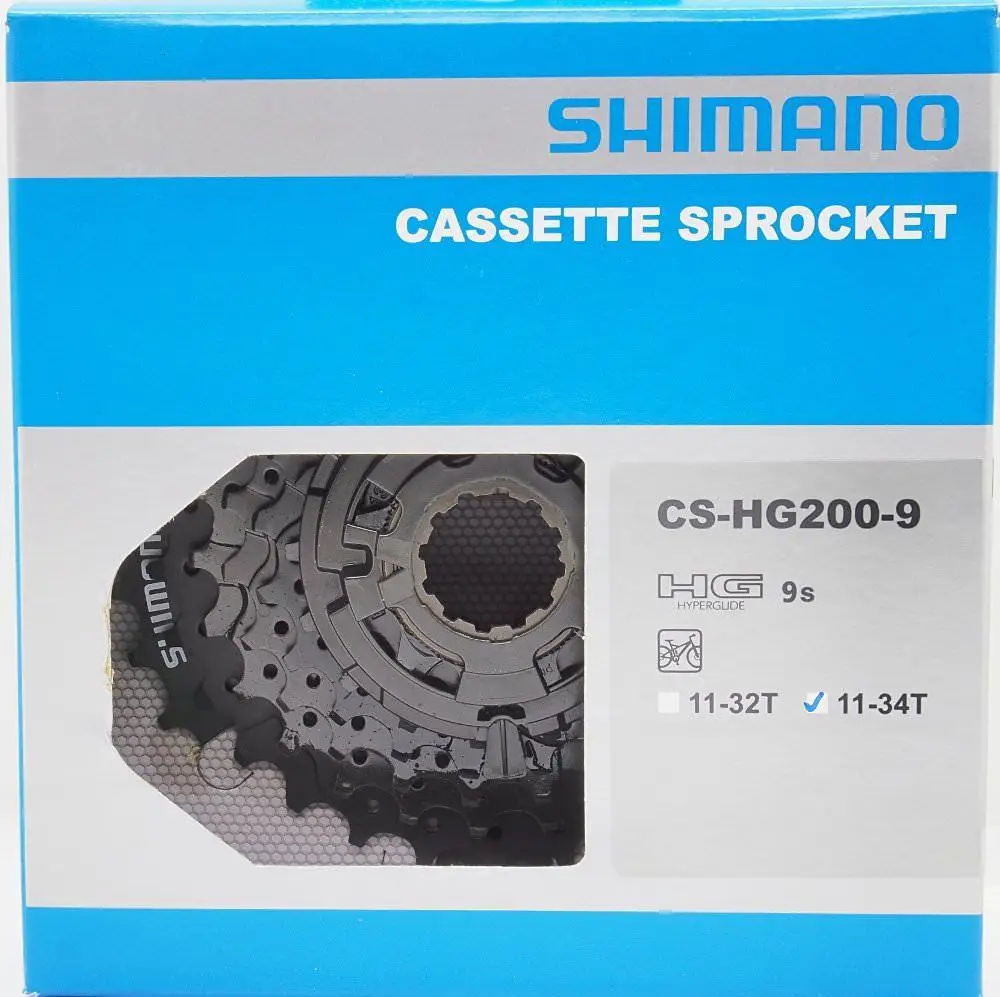Оригинальный Shimano CS HG200 9 MTB горный велосипед скоростная кассета свободного хода