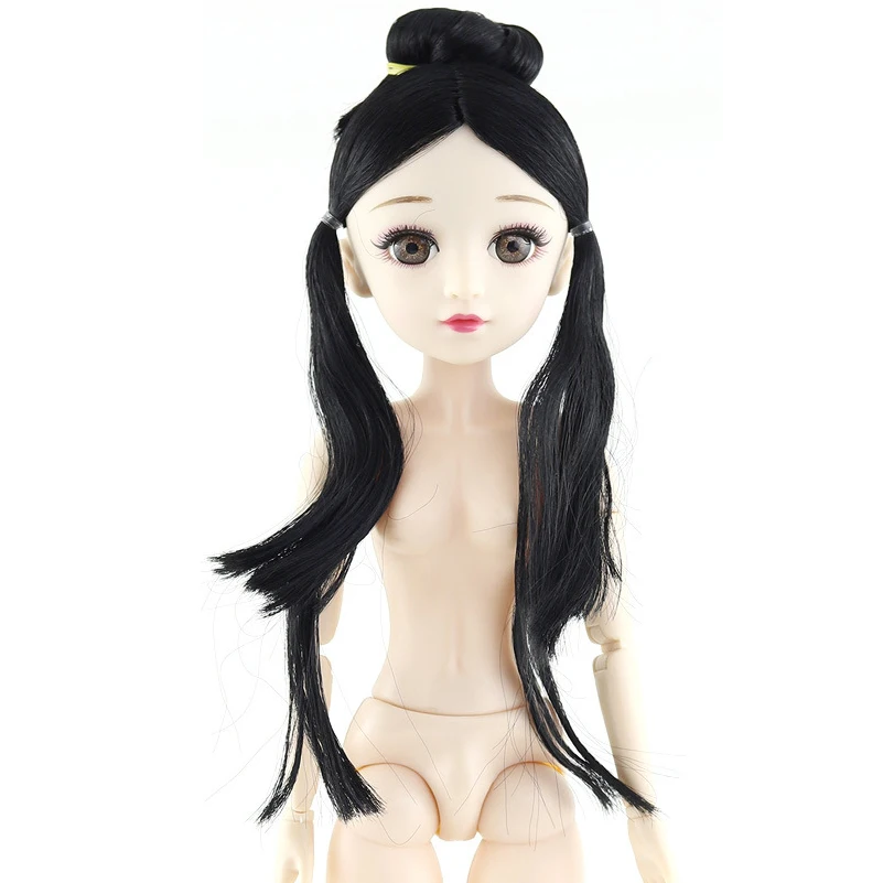 Новинка 42 см 26 подвижные шарнирные BJD куклы игрушки с 3D глазами ресницы DIY Обнаженная голова Кукла тело женщины Bjd куклы игрушки для девочек подарок