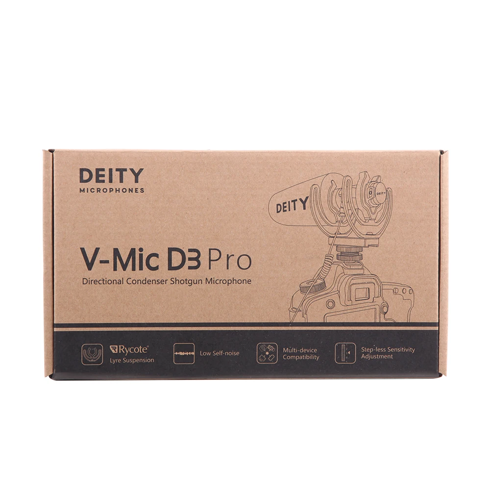 Deity V-Mic D3 Pro направленный микрофон для iPhone XS Android смартфон планшет DSLR на ноутбук с камерой ПК компьютер аудио видео микрофон