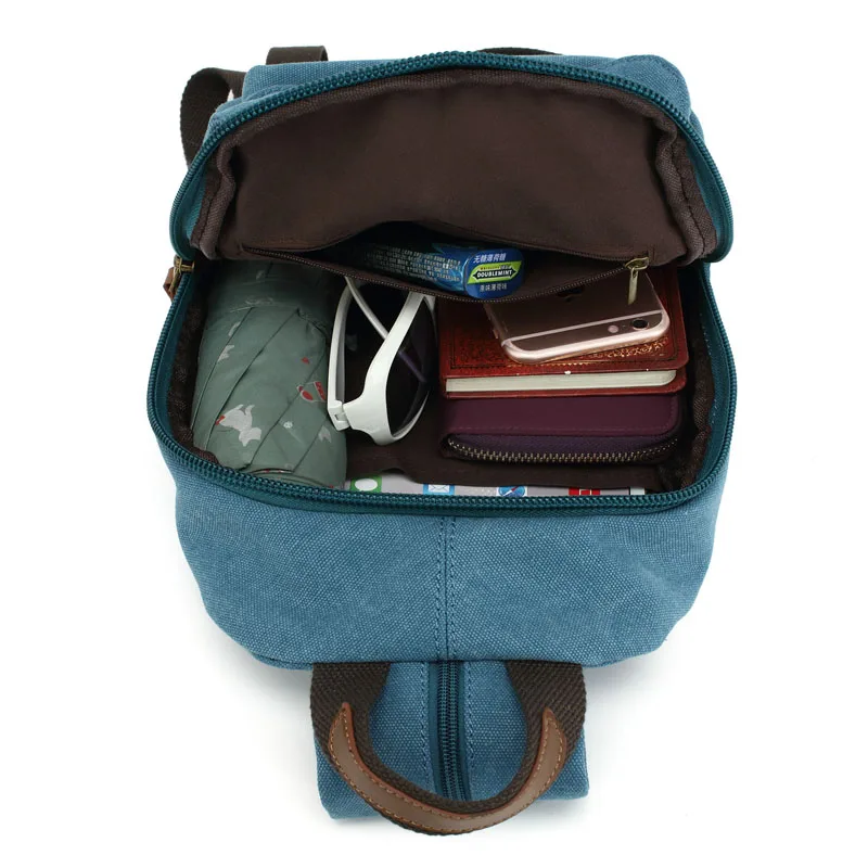 Брендовый холщовый рюкзак для мужчин и женщин подростков старшей средней школы