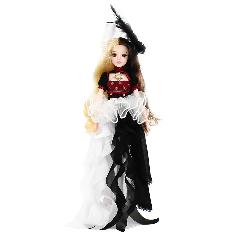 BJD MMgirl Близнецы 12 созвездий серии 14 смешанные цвета волос с платьем без