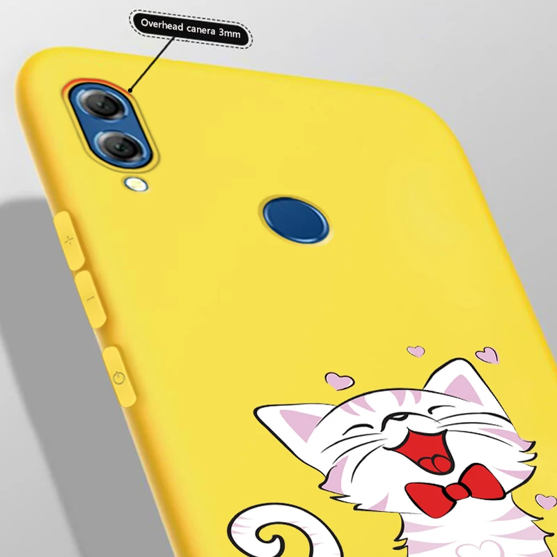JURCHEN силиконовый чехол с мультяшным рисунком для Huawei Honor 8X Max 6X V10 из ТПУ мягкий