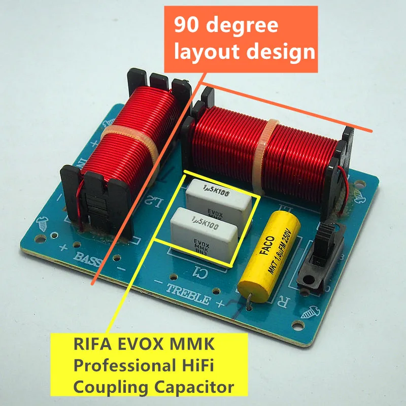 Finlemho 2 Way кроссовер, Hi-Fi, Динамик шкаф аксессуары ВЧ Высокочастотный Низкочастотный динамик фильтр D227 для дома Театр студия HiFi Dj