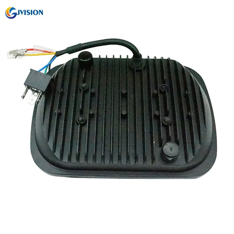 Новинка; 5x" 7x6 дюймов Angel eyes DRL H4 светодиодный квадратные фары для Jeep wrangler YJ Cherokee XJ Comanche MJ прямоугольный налобный фонарь
