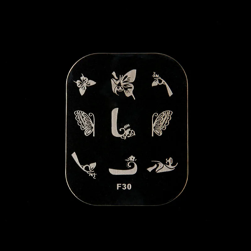 Большая квадратная пластина для стемпинга из нержавеющей стали 1 шт. симпатичный