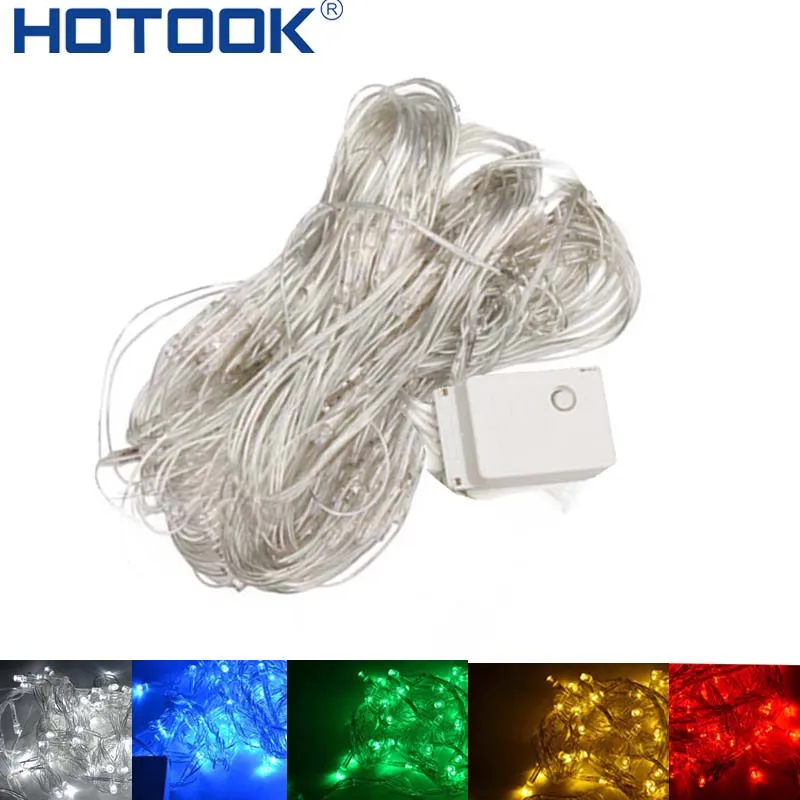 220 В светодиодные новогодние гирлянды 1 5*1 5 м 96 светодиодов садовые ночные