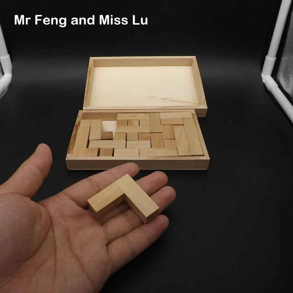 Оригинальная деревянная головоломка тетрис сборная игра Брайана гаджет для
