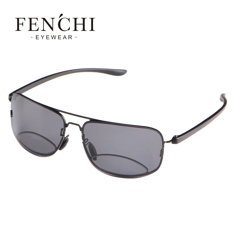 FENCHI Bifocals очки для чтения поляризованные солнцезащитные мужчин гиперопия по