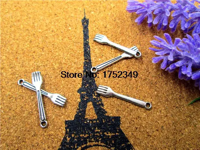 50 шт.-подвески для столовых приборов подвески в античном тибетском серебряном