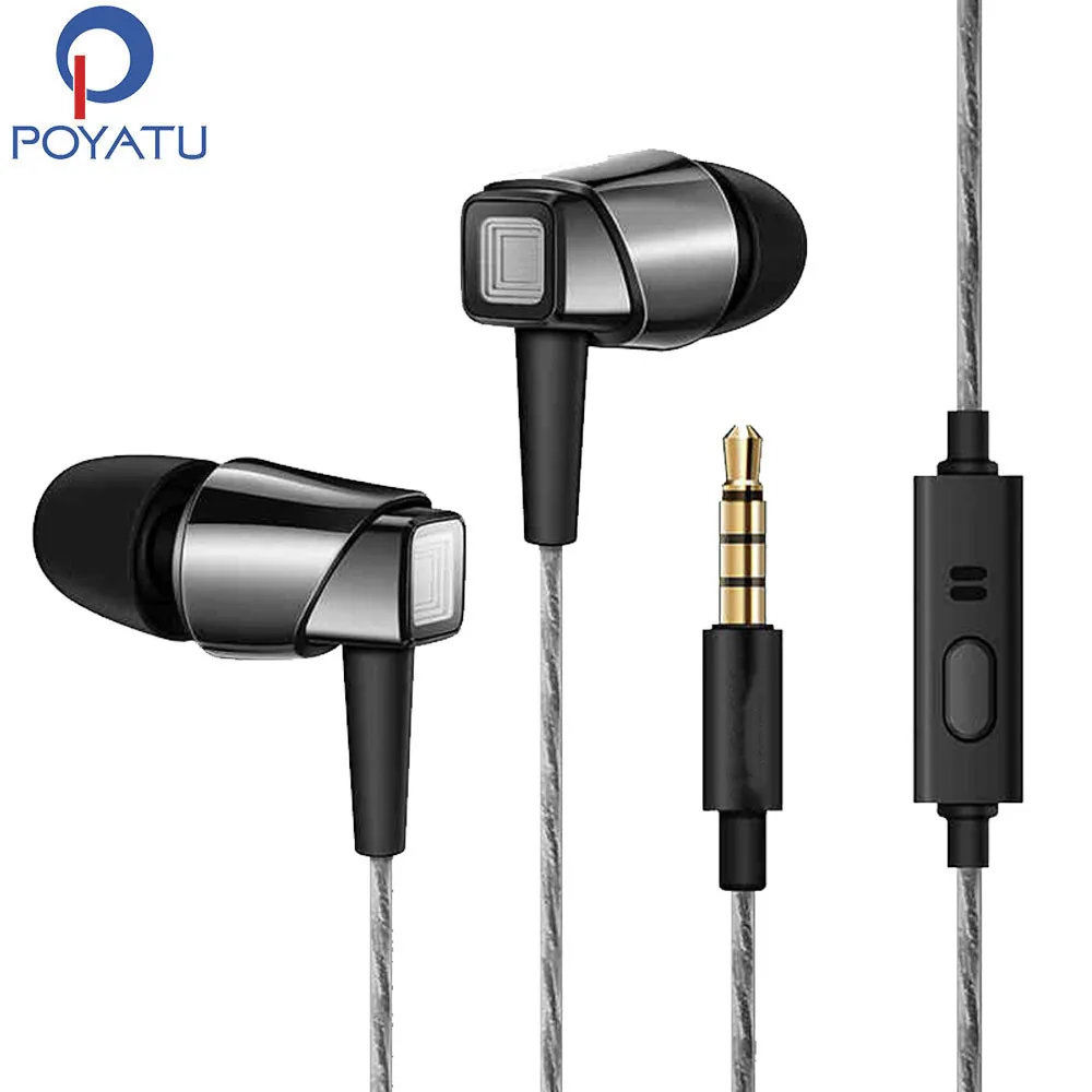Наушники POYATU наушники вкладыши HIFI с супер басами fone de ouvido керамическая гарнитура