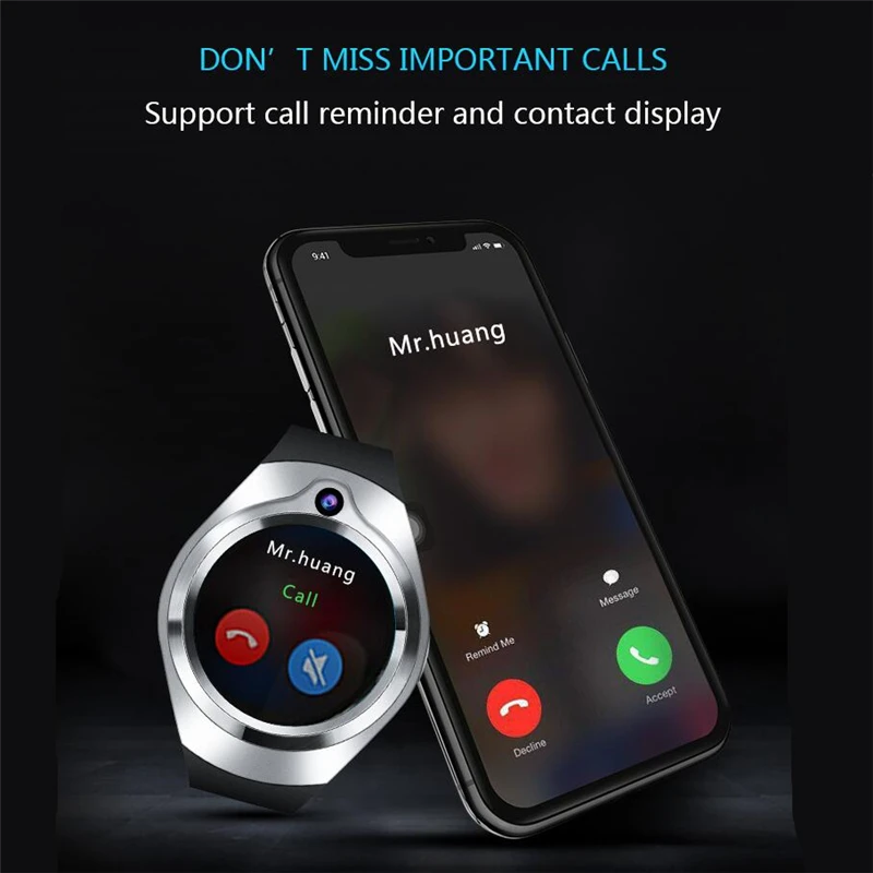 Смарт часы GW11 для SAMSUNG gear S3 поддержка 2MP камера монитор сердечного ритма мужчин и