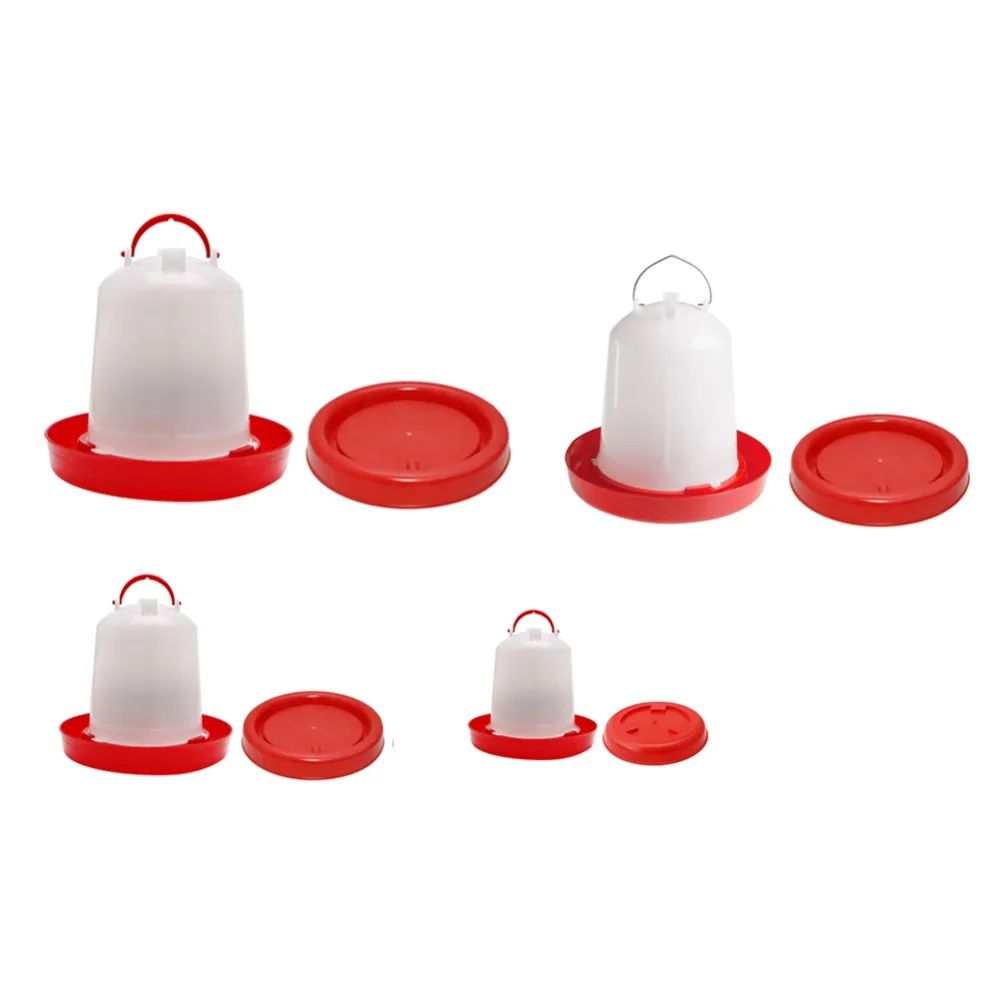 Chicken Feeder Drinker Poultry Chick Hen Quail Bantam Food Water 1.5L/2.5L/4L/6L | Дом и сад