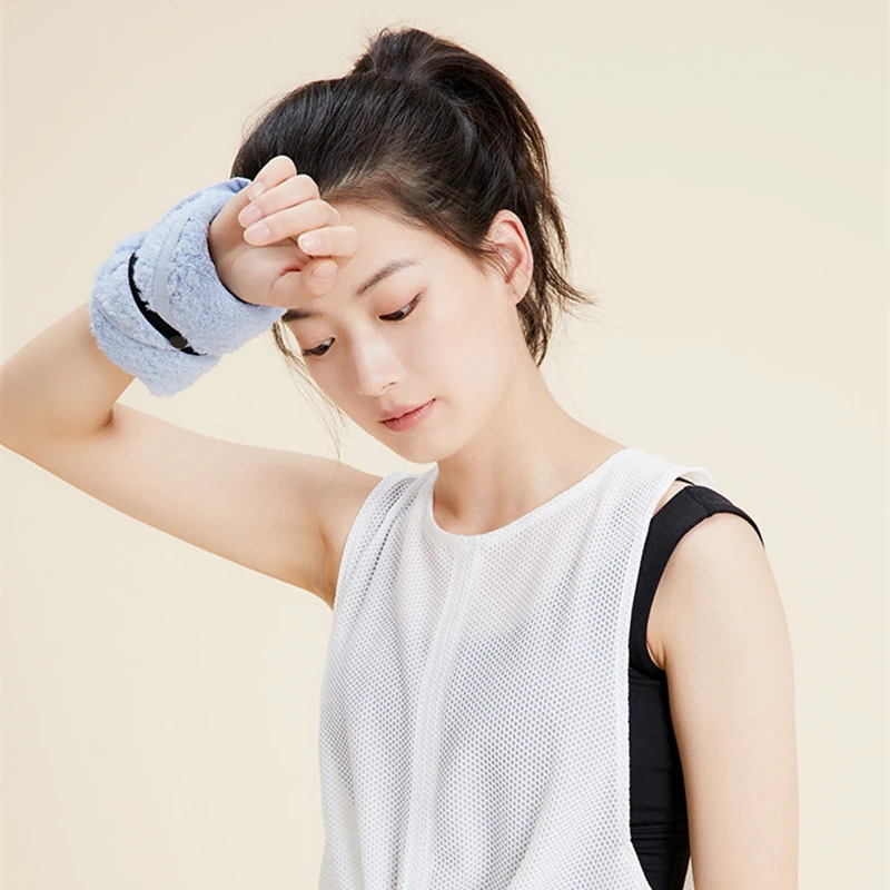 Спортивное Полотенце из органического хлопка спортивные браслеты повязки для