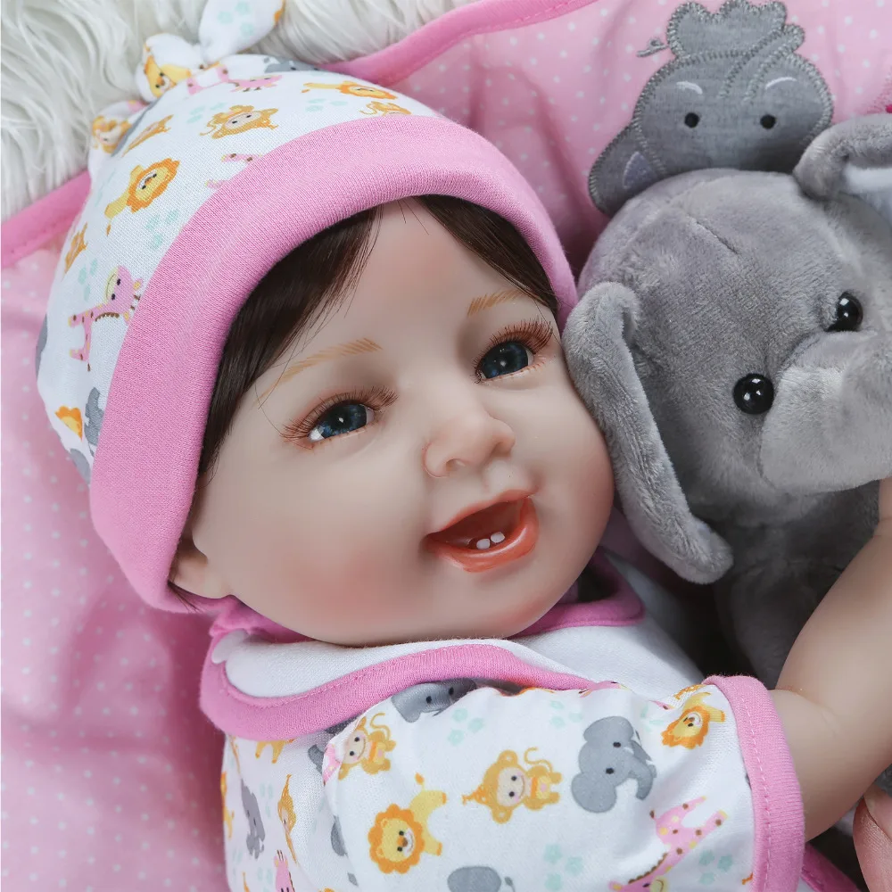 Nicery 20 22 дюйма 50 55 см кукла Bebe Reborn Мягкая силиконовая игрушка для мальчиков и