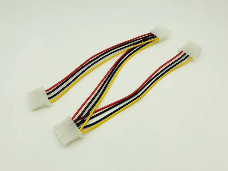5 шт. кабель питания с 4-контактным разъемом Molex папа на 3 порта IDE мама | Компьютеры