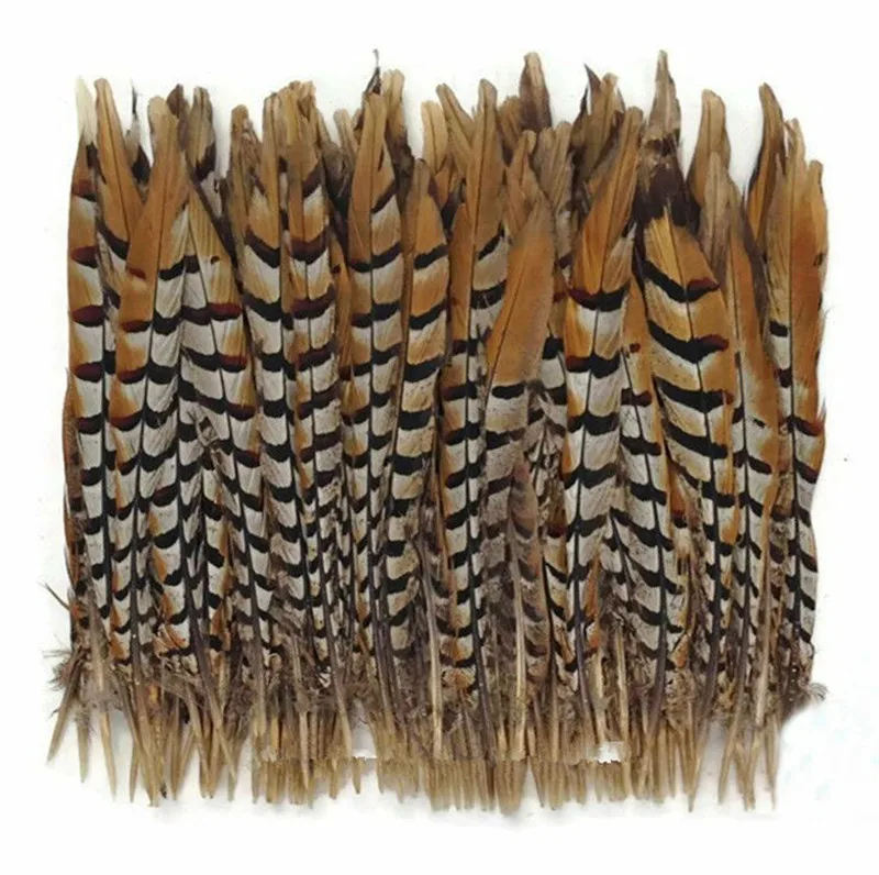 

50PCS/LOT!14-16" 35-40cm Pheasant Feathers, Natural Reeves Venery Pheasant Tail Feathers