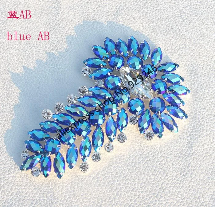 1 шт. Великолепные блестящие красного и синего цвета с открытыми пальцами Цвета