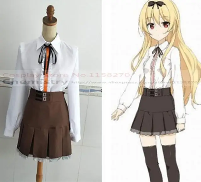 Косплей-костюм арифурета шокугвы де секай сайквы Юэ |