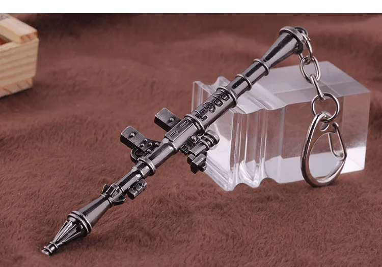 Counter Strike металлический брелок в форме оружия Cross Fire CF RPG 7 брелоки держатели для