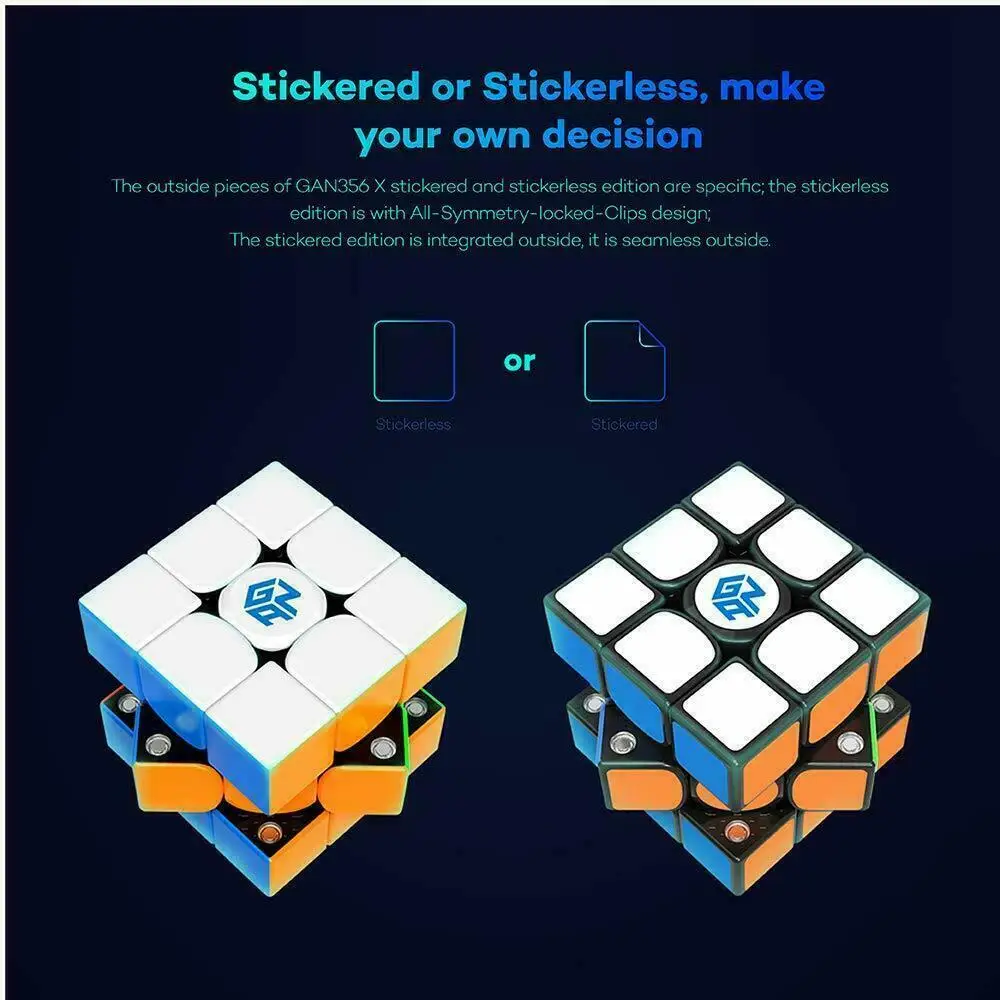 Gan 356 X Магнитный Высокоскоростной магический куб 3x3x3 соревнование Твист