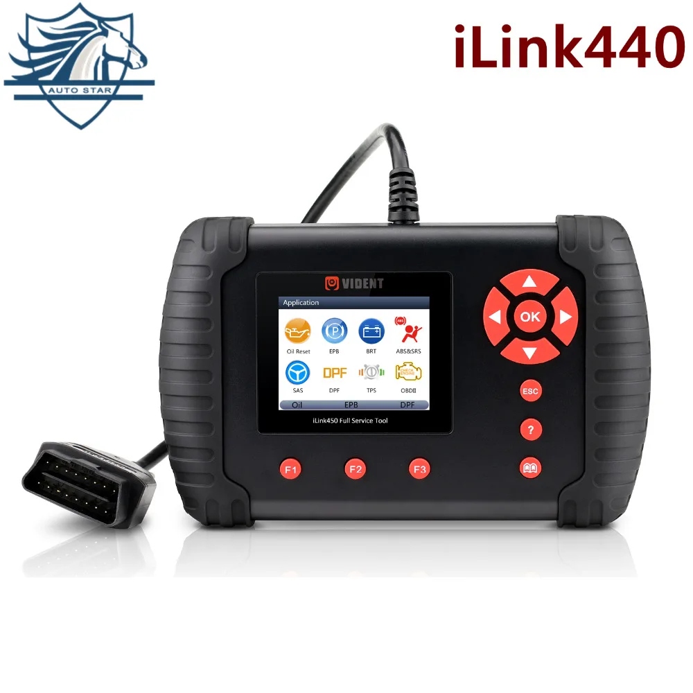 VIDENT iLink440 4 Система диагностический инструмент двигатель ABS воздушная подушка SRS