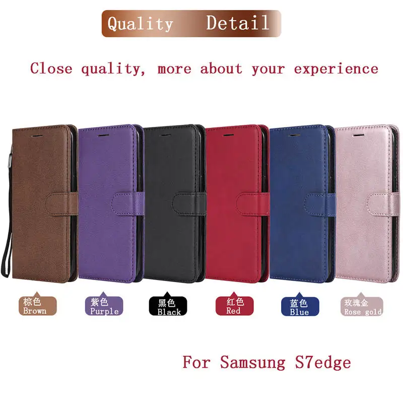Чехол для Samsung Galaxy S7 Edge G935F SM-G935F из искусственной кожи с откидной крышкой S7Edge G935 G9350