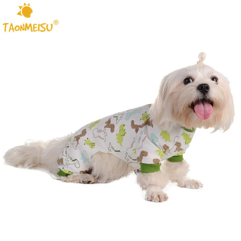 Пижамы для собак мягкие теплые уютные комбинезоны щенка одежда сна | Дом и сад