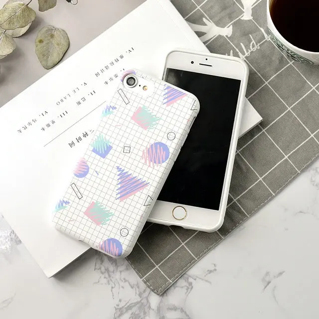 Простой стиль телефон case Для Apple iPhone 7 Plus Case 5.5 &quotматовый Футляр Коке Задняя Крышка