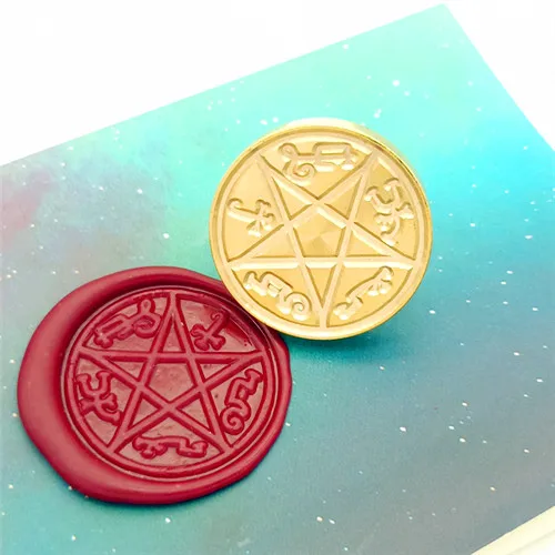 Сверхъестественная ловушка для дьявольской ловушки штамп восковой печати