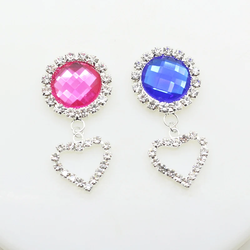 Металлическая брошь для украшения волос 10 шт./лот серебристого цвета 20 мм * 42