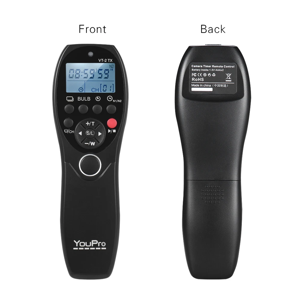 YouPro VT-2 беспроводной пульт дистанционного управления Commander LCD Таймер спуска