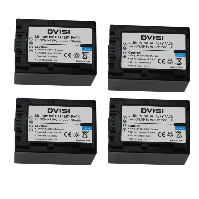 Аккумулятор 2 шт./Лот 5 Ач для Sony NP FV30 NPFV30 FV50 NPFV50 FV70 NPFV70 FV100 NPFV100 и Handycam Camcorder|sony