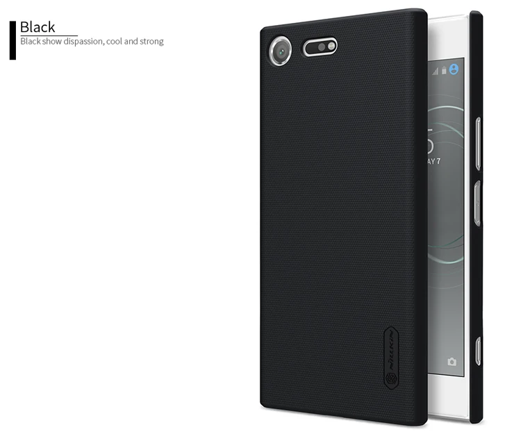 Черный NILLKIN супер матовый защитный чехол для Sony Xperia XZ Premium XZP с розничной упаковкой для Sony Xperia XZ Premium XZP - Цвет: Черный