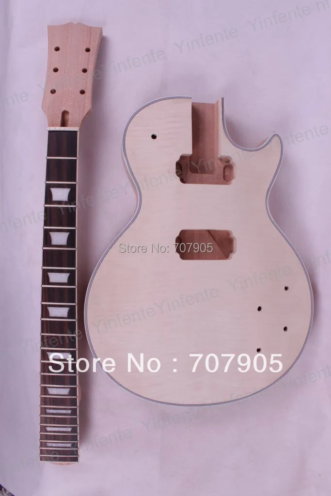 Комплект из необработанного грифа для электрогитары 1 комплект облицовка