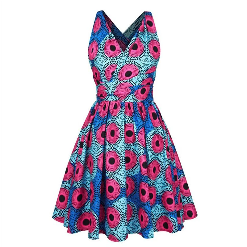 Sexy fashion african clothes for women 2019 wrap bandage dress strapless Pop style art backless halter 3 wear options | Тематическая