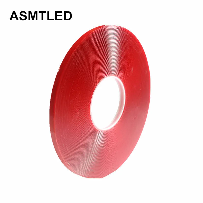 100% Высококачественная двухсторонняя красная клейкая лента 10 мм ширина 35 м 5050 5630